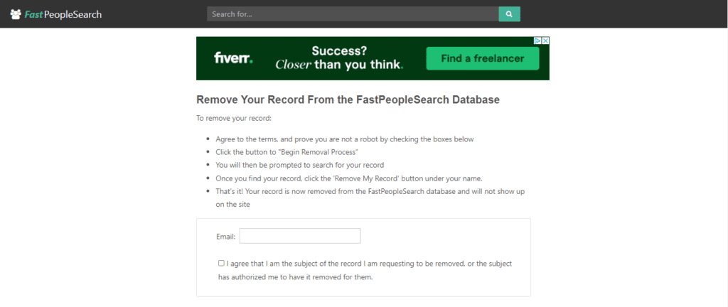 How to Remove Your Information from Fast People Search Websites