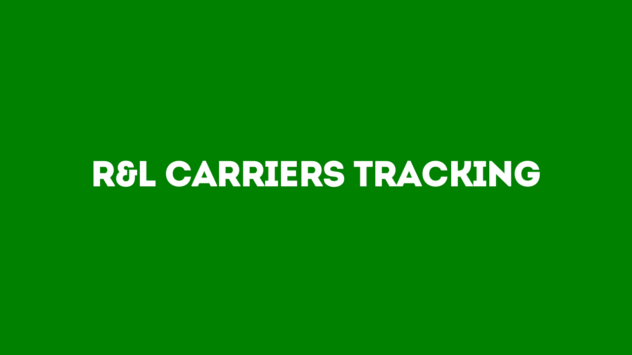 R&L Carriers Tracking