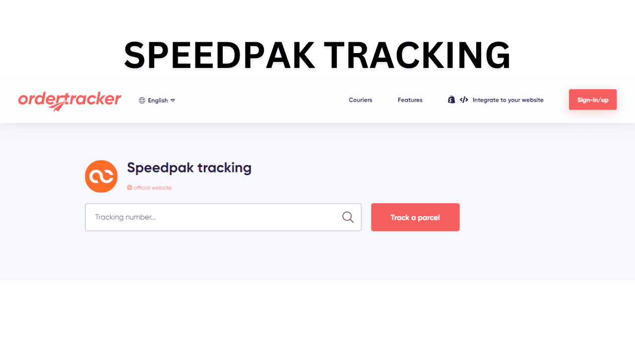 speedpak tracking